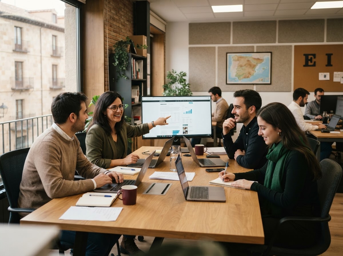 El Informante Digital: equipo trabajando en modelos de análisis de datos financieros